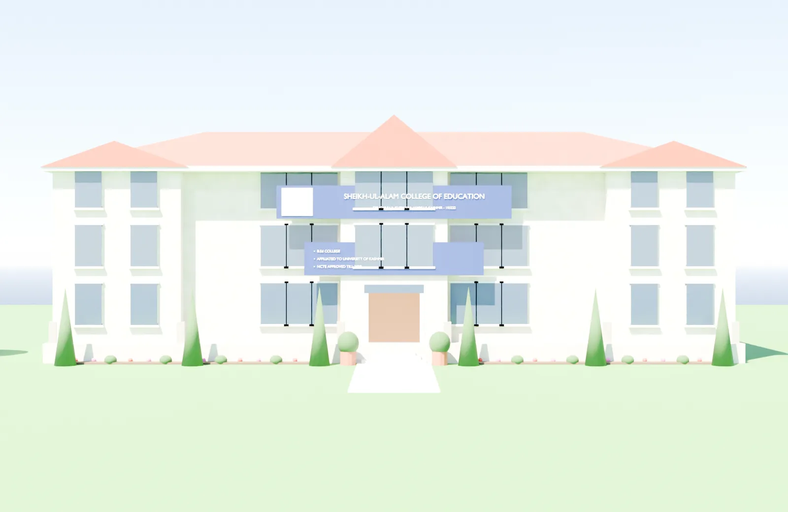 Sheikh-ul-Alam College of Education — campus building, alternate facade view