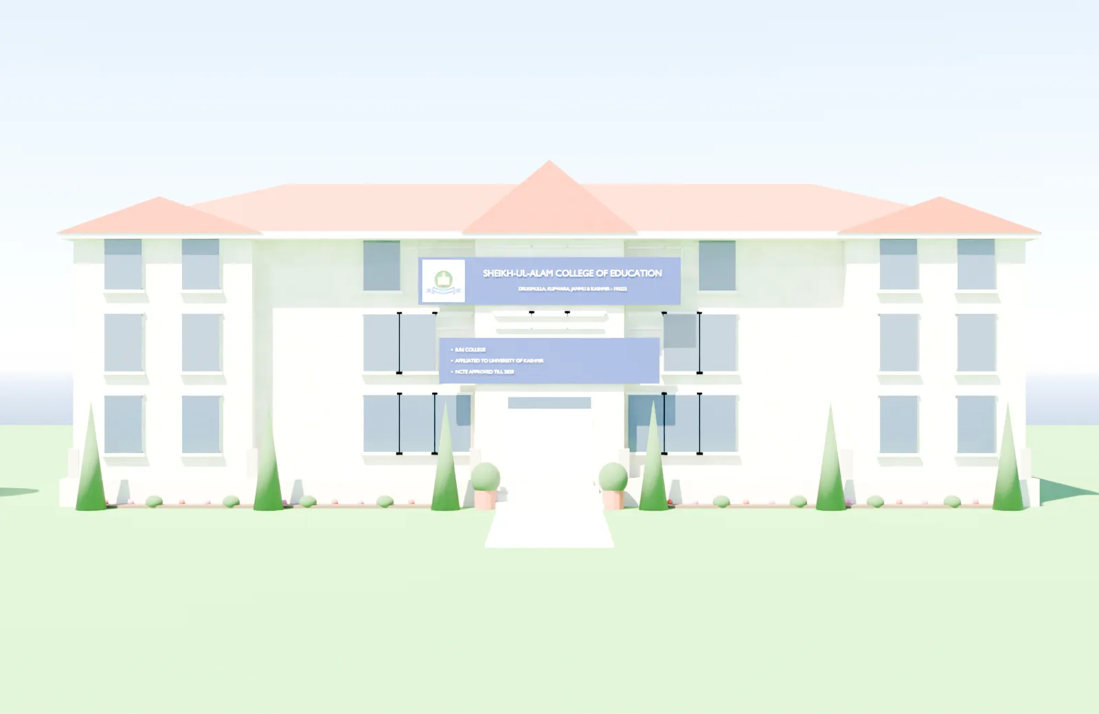 Sheikh-ul-Alam College of Education — full building facade, open view